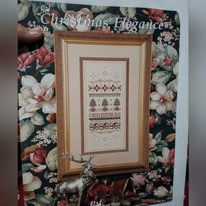 Just Nan Christmas Elegance Cross Stitch Pattern Booklet & Embellishments